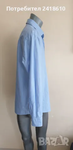 Hugo Boss Len / Organic Cotton  Slim Fit Mens Size 42 - L - 16 /1/2 НОВО! ОРИГИНАЛ! Мъжка Риза!, снимка 6 - Ризи - 50436194