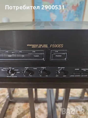 Продавам усилвател Сони F 590 ES, снимка 4 - Ресийвъри, усилватели, смесителни пултове - 55873968