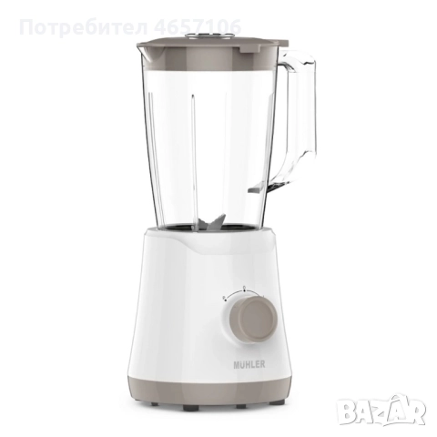 Блендер Muhler MB-355, 500W, 1.5 л, пластмасова кана, снимка 7 - Блендери - 52494354