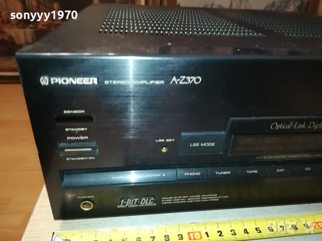 PIONEER A-Z370 STEREO AMPLIFIER-CD OPTICAL IN-LNV ВНОС SWISS 1007231356, снимка 4 - Ресийвъри, усилватели, смесителни пултове - 41505515