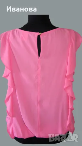 Елегантна туника. Топ фуксия. , снимка 3 - Туники - 50140922