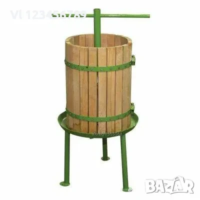 Вертикална преса за грозде и др. плодове, 39 литра