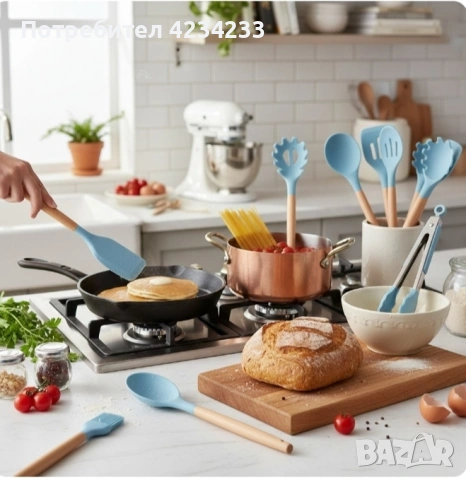 комплект прибори , снимка 5 - Прибори за хранене, готвене и сервиране - 53189043