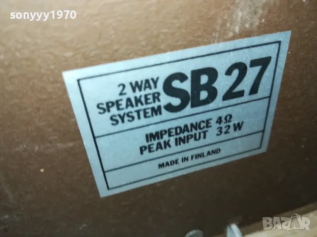 NATIONAL PANASONIC SB27-MADE IN FINLAND ВНОС SWISS 2903251930LNWC, снимка 16 - Тонколони - 49690184