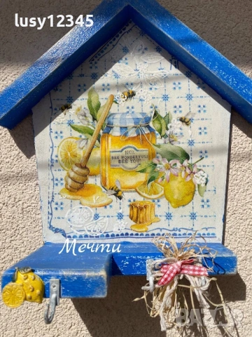 Свежа, лимонова къщичка!, снимка 2 - Декорация за дома - 53657391