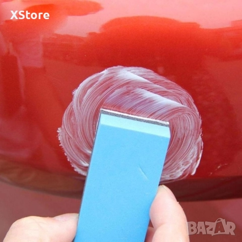 Абразивна паста за полиране, за премахване на драскотини от кола + Гъбичка, снимка 14 - Аксесоари и консумативи - 52444707