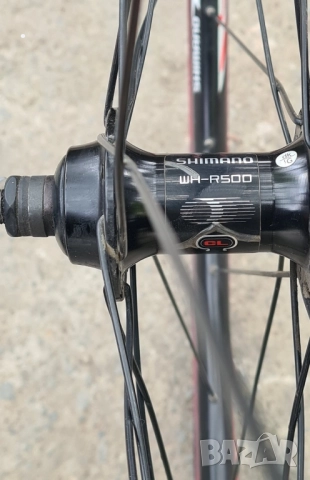 Комплект капли за велосипеди Shimano WH-R500, снимка 5 - Части за велосипеди - 52092730