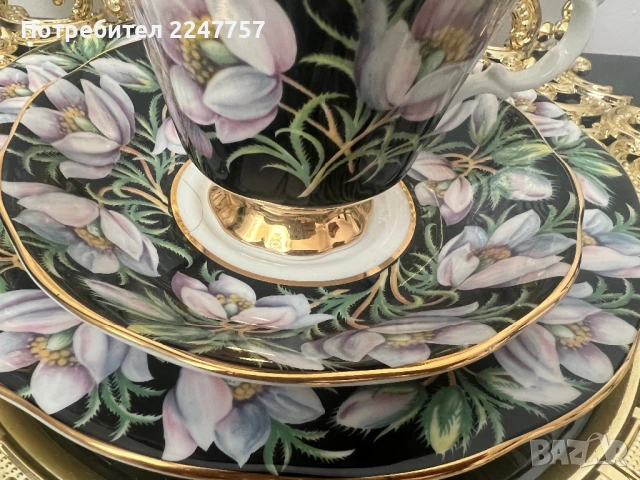 Рядък троен сет Royal Albert, снимка 2 - Антикварни и старинни предмети - 53092598