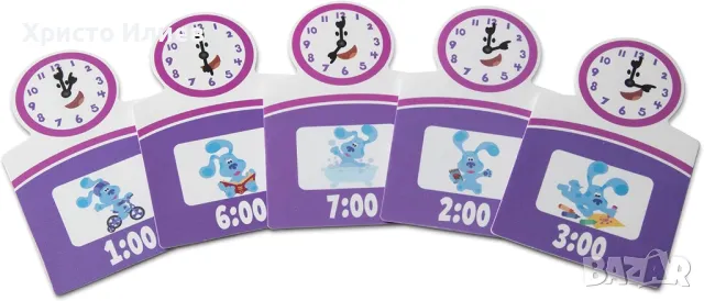 Дървен образователен часовник с магнитни карти Melissa and Doug Загадките на Блу, снимка 6 - Образователни игри - 49724069