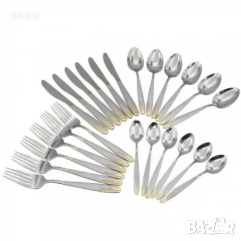 Прибори 30ч. Bohmann, кутия, 18/10 s/s, неръждаема стомана, снимка 2 - Прибори за хранене, готвене и сервиране - 48099016