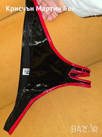 Боди Блясък черно червен латексов плюш/с.м.л.хл.до 5хл или комплект от 2части , снимка 16 - Бельо - 48726496