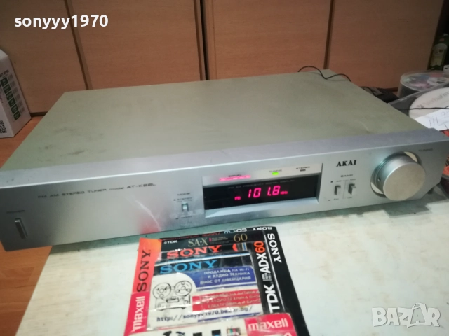 AKAI AT-K22L TUNER-MADE IN JAPAN 3011251303, снимка 3 - Ресийвъри, усилватели, смесителни пултове - 52591503