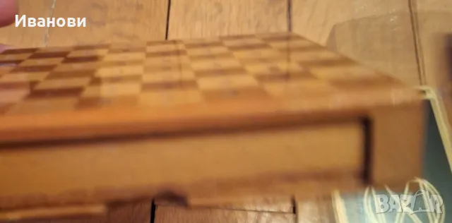 дървен шах , снимка 3 - Игри и пъзели - 47972452