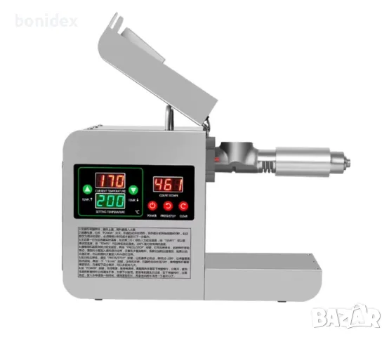 Електрическа преса за олио от ядки, семена, слънчоглед, маслини и др , снимка 4 - Кухненски роботи - 47515803