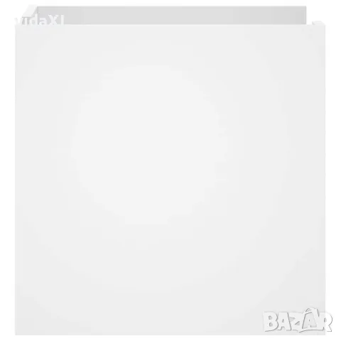 vidaXL Нощно шкафче, бяло, 45x50x50 см, инженерно дърво, снимка 5 - Шкафове - 56148260