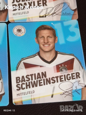 Колекционерски картички на футболисти ЮЛИАН ДРАХСЛЕР,АНДРЕ ШУРЛЕ,МЕСУТ ЙОЗИЛ 51047, снимка 7 - Колекции - 51701991