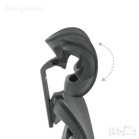 Ергономичен стол COLMAR - черен, снимка 13 - Столове за офис - 19286679