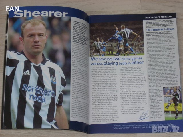 НЮКАСЪЛ - МАНЧЕСТЪР ЮНАЙТЕД оригинални английски футболни програми Висша лига 2001, 2002, 2003, 2004, снимка 15 - Фен артикули - 39969188