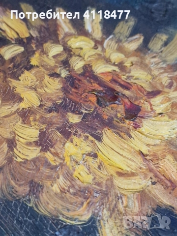 Стара голяма картина на платно, снимка 5 - Картини - 52483287