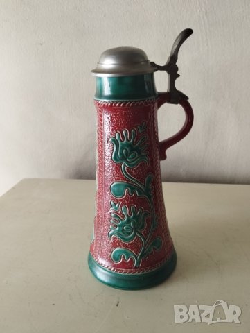 стара халба за бира, снимка 3 - Антикварни и старинни предмети - 41797332