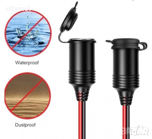 Автомобилен удължител, гнездo за запалка(ж), 5 метра, 12V/24VDC, 10A,, снимка 4 - Аксесоари и консумативи - 52287113