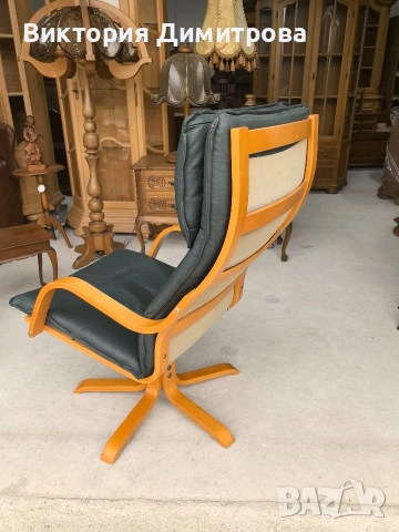 Релакс кресло POÄNG IKEA (код 01-064), снимка 12 - Дивани и мека мебел - 53575788