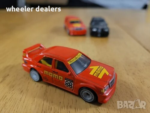 Метални колички Hot Wheels Mercedes-Benz 190e от Open Track и Euro Speed, снимка 4 - Колекции - 50745422