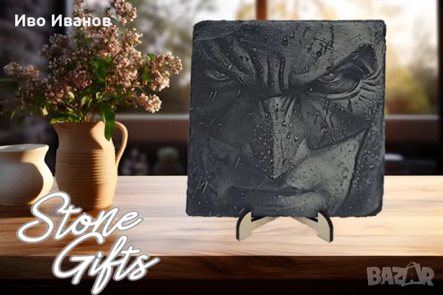 Гравирана гранитена плочка Batman