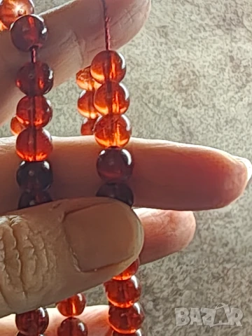 Броеница естествен карнеол 100зърна , снимка 3 - Антикварни и старинни предмети - 37052602