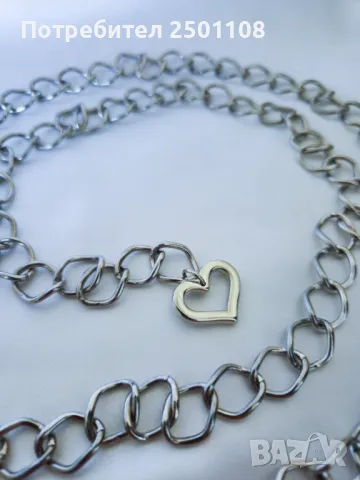 Колан синджирче със сърце, снимка 2 - Колани - 44866660