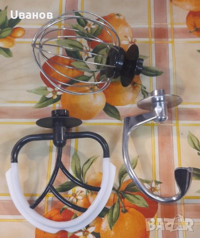 Планетарен миксер с 5 литра купа от неръждаема стомана, 6 степени, снимка 3 - Кухненски роботи - 35713275