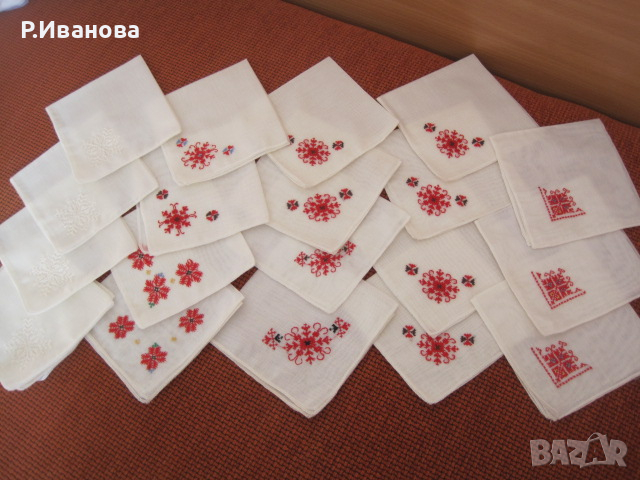 Нови кърпички с бродерия