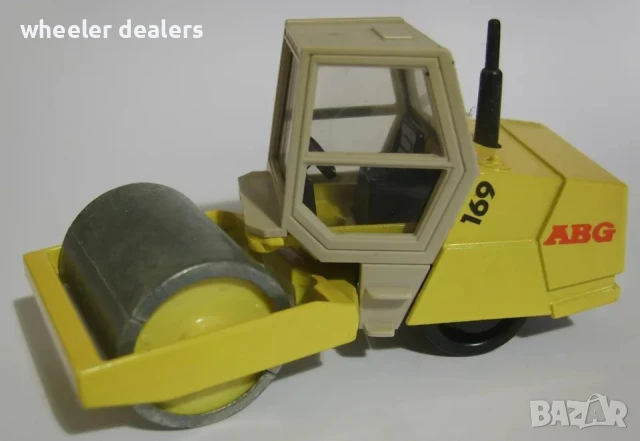 Метална количка Валяк Road Roller ABG Siku мащаб 1:55
