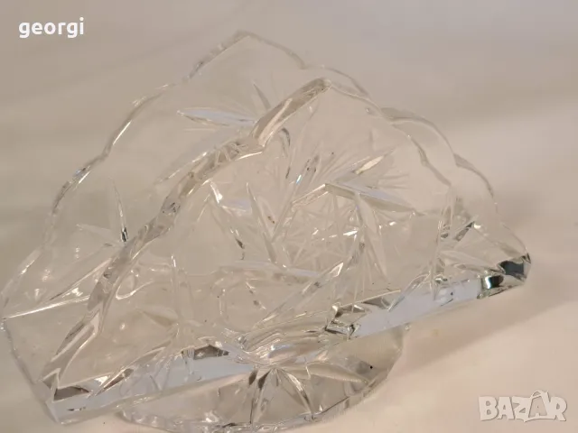 кристален салфетник Bohemia 23/5, снимка 5 - Аксесоари за кухня - 49341259