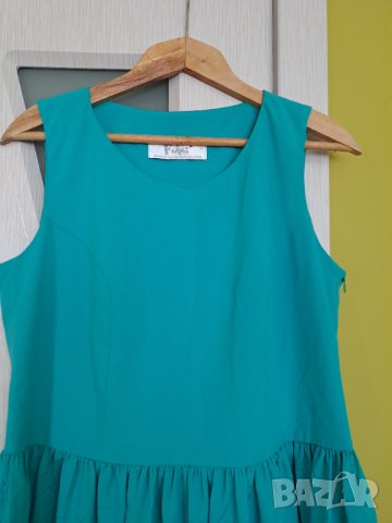 Лятна рокля тюркоазено синьо нова , снимка 2 - Рокли - 41579088