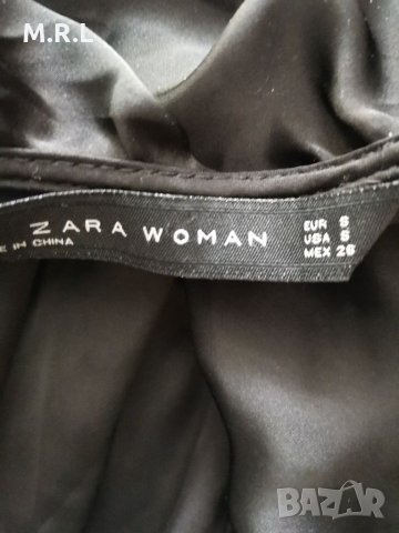 Черна дамска рокля Zara , снимка 3 - Рокли - 35969936