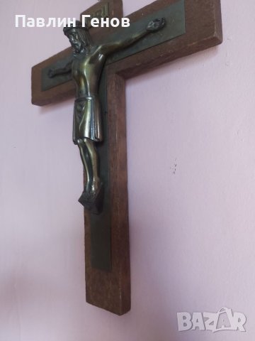Стар кръст , Исус Христос 25х20см, снимка 10 - Други ценни предмети - 41394506