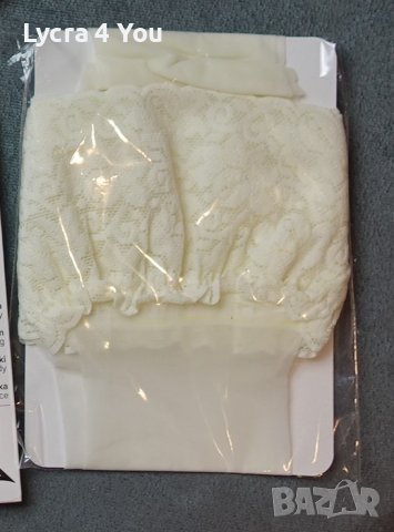 BellaDonna нови бели силиконови чорапи сватбена колекция, снимка 5 - Бельо - 38949902