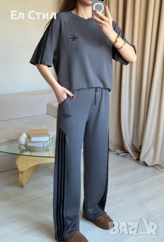 #дамски #комплект ✨🔥🔥🔥 👍 ✨𝗣𝗿𝗶𝗰e :26€ ✨𝗦ı𝘇𝗲: SS MM LL 📌6 бр, снимка 4 - Спортни екипи - 53697995