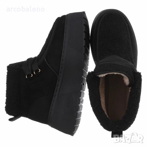 Дамски зимни боти до глезена, 3цвята , снимка 10 - Дамски боти - 52222704