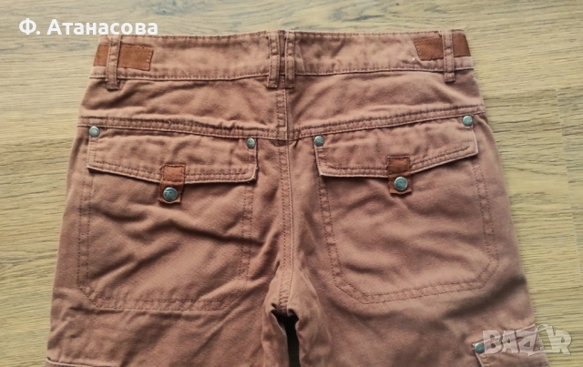 Страхотен ватиран панталон за зимата, 100% памук, размер 146-152, 10-11 години, като нов, снимка 6 - Детски панталони и дънки - 51799876