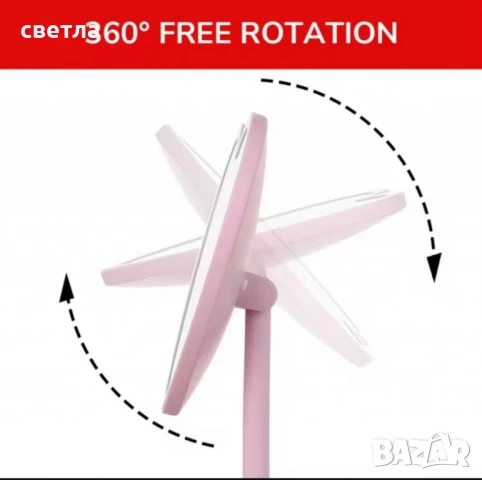 Стилно LED огледало за тоалетка с подсветка, снимка 3 - Други стоки за дома - 51053559