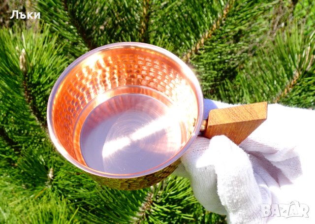 Медни чаши чиста червена мед,красив релеф, снимка 2 - Антикварни и старинни предмети - 40388485