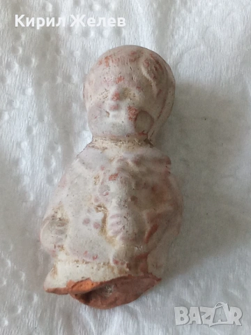 Фигурка на дете стара керамична 53812, снимка 5 - Антикварни и старинни предмети - 53530311