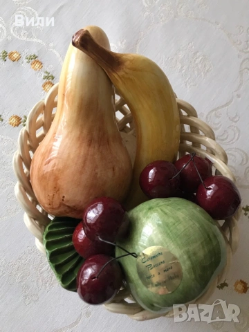 Bassano керамична фруктиера 20/15 см, снимка 3 - Декорация за дома - 53437250