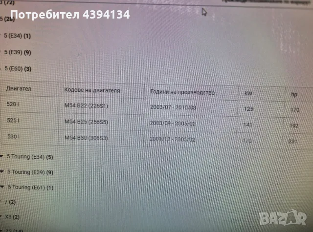 стартер БМВ,BMW 3 , 5, снимка 5 - Части - 56409098