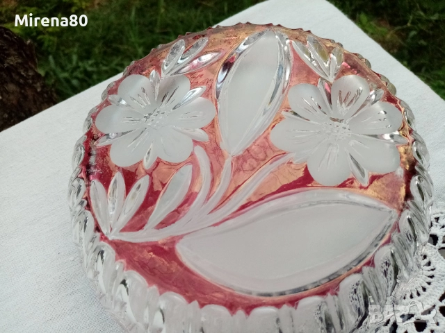 Немска кристална купа - нова !, снимка 7 - Чинии - 52967653