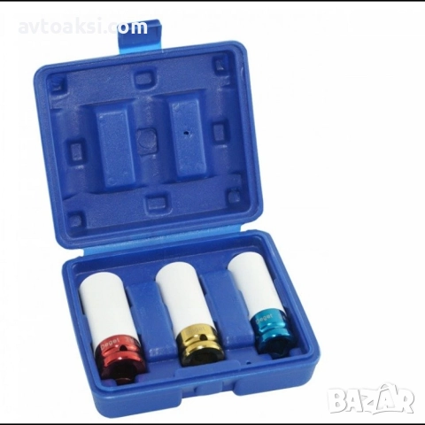 Комплект 3 ударни вложки със защита за алуминиеви джанти с тефлон 17-21мм, снимка 5 - Аксесоари и консумативи - 52886351