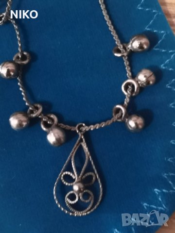 Продавам, Автентични, Сребърни накити, снимка 5 - Колиета, медальони, синджири - 41514477