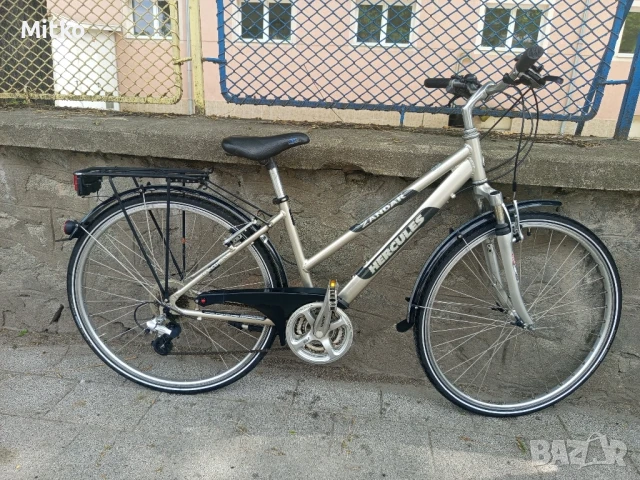 28 цола алуминиев велосипед с 24 скорости палцови команди усилени капли амортисьори предни като нов , снимка 5 - Велосипеди - 50460306